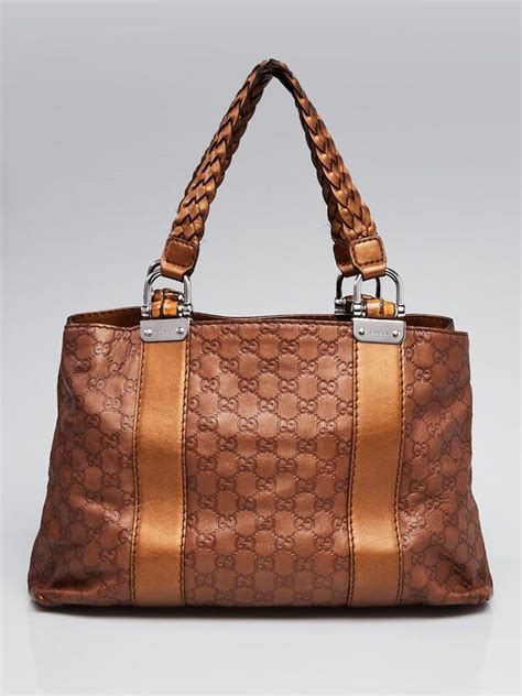 gucci bamboo bar medium tote|GUCCI Guccissima Leather Bamboo Bar Medium Tote.